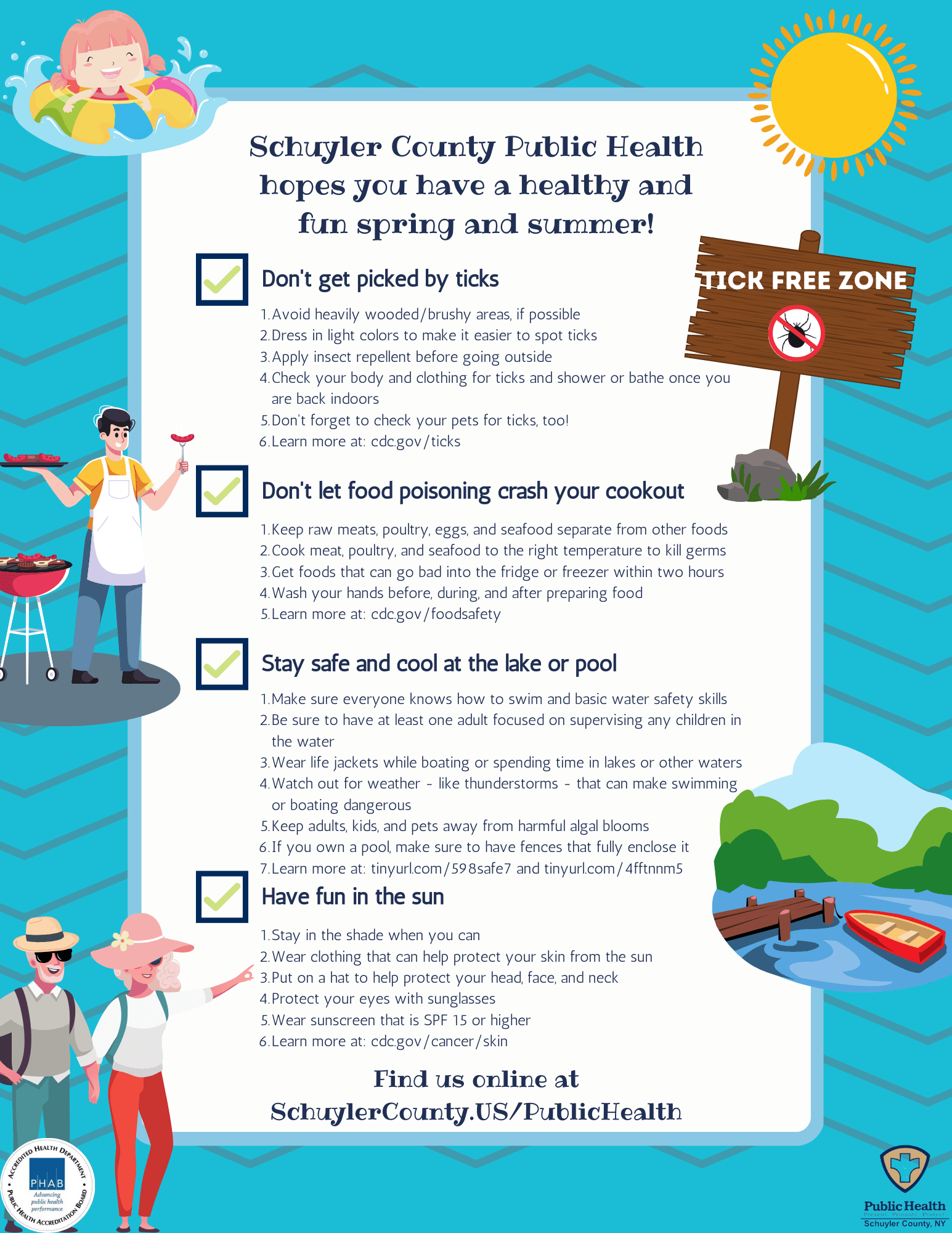 Flyer sharing the information provided in the article.